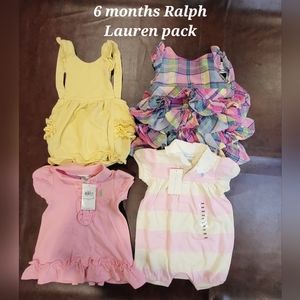 1 Ralph Lauren dress n 3 onsies
